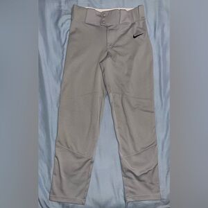 Nike men’s gray baseball pants - size Large